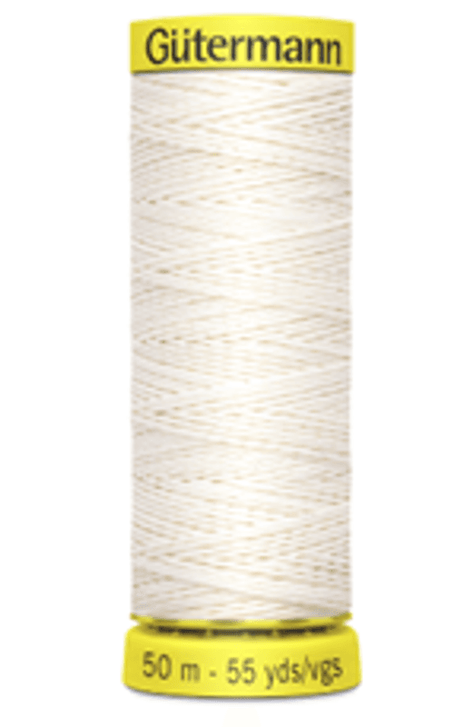 50 m lin sytråd - hvit