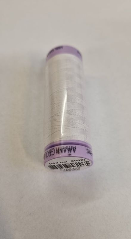 Mettler Silk-Finish cotton nr.50 Hvit