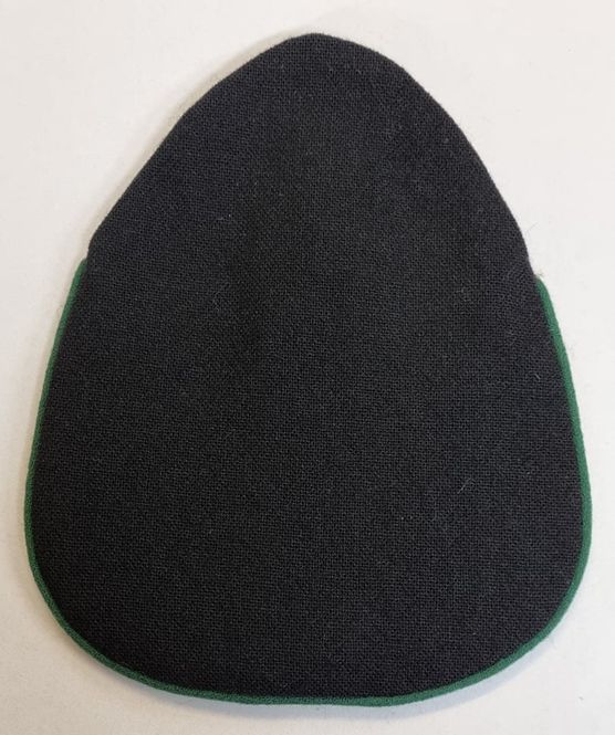 Hovedbilde Bunadsveske sort m/ grønn kant