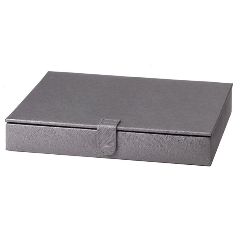 Smykkeskrin skinn, grå