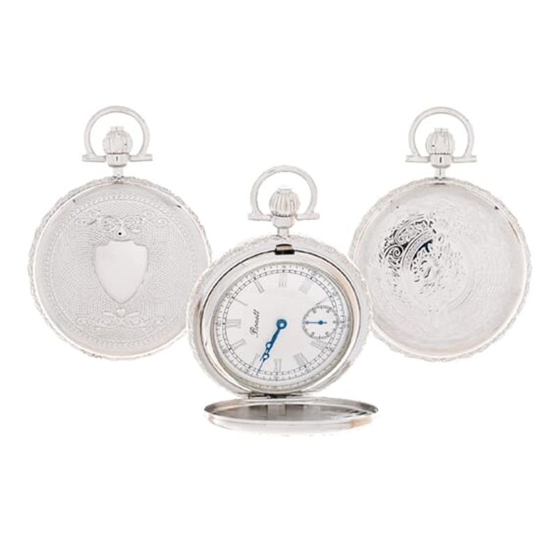 Lommeur 668100 forsølvet 