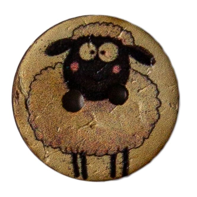 Hovedbilde Knapp Sau 15mm