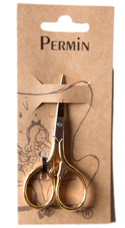 Broderisaks, gull 9 cm