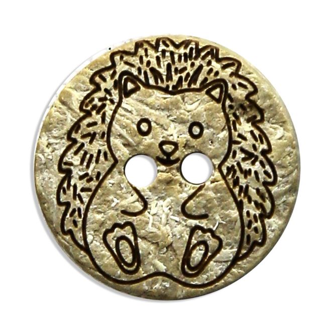 Hovedbilde Knapp Coconut Pinnsvin 15mm