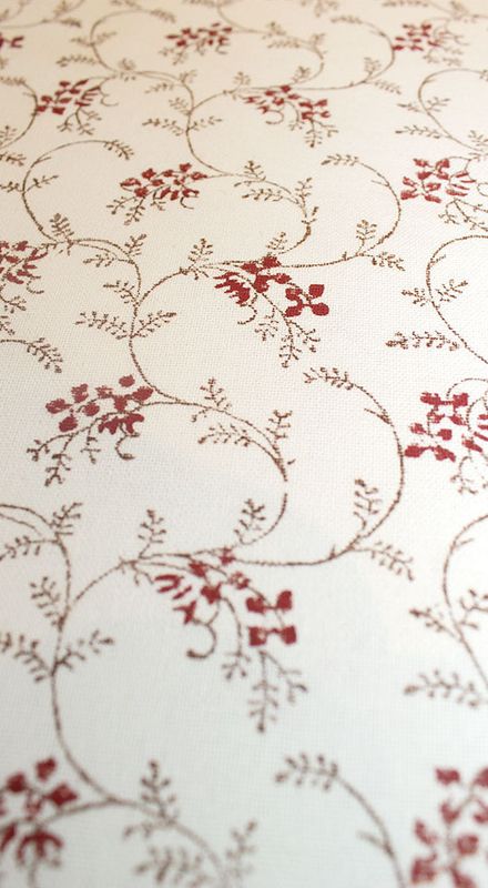 Trykket forklestoff,småblomstret 100x75