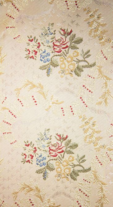 Hovedbilde Dauphin lampas silkebrokade Creme