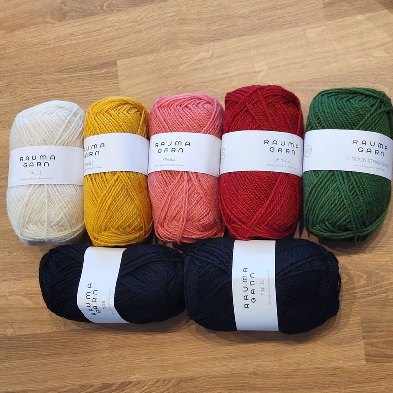 Bunadstrikk strikkepakke modell 
