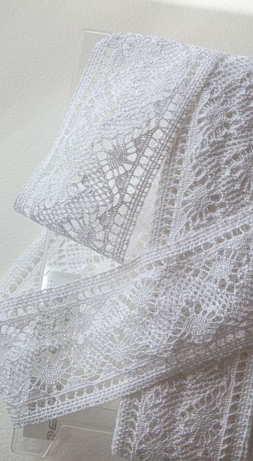 Hovedbilde Heklet bord, 80mm bredde