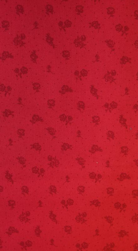 Bomullslerret rød  407