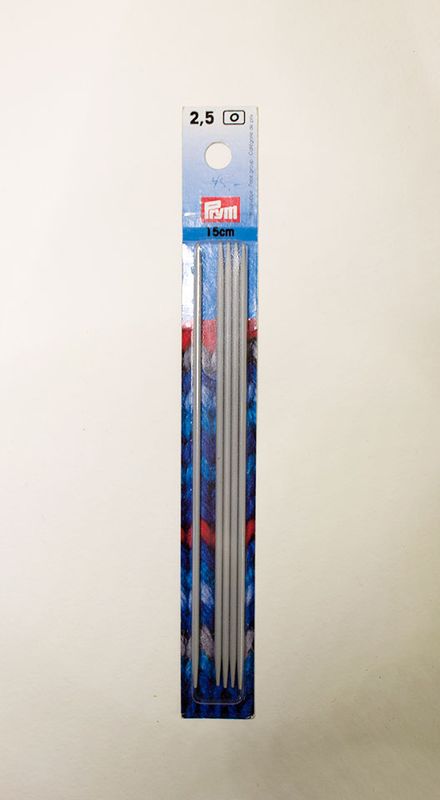 Strikkepinner 2,50mm / 15cm